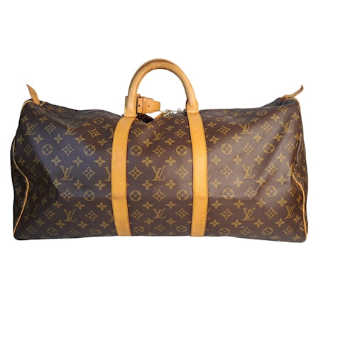 100% Authentic Louis Vuitton Monogram Keep all 50 Duffle Bag Pre Owned