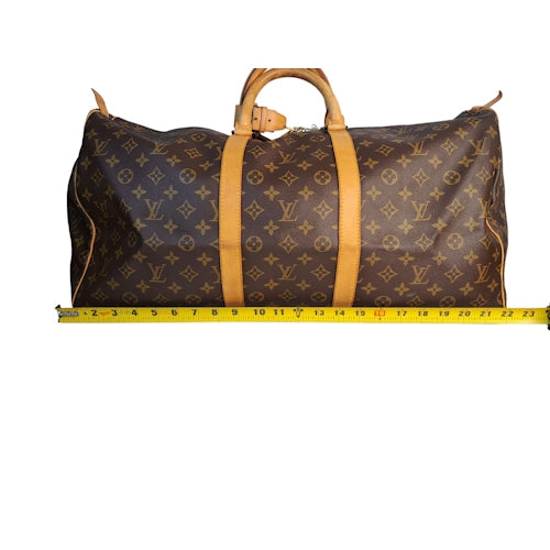 100% Authentic Louis Vuitton Monogram Keep all 50 Duffle Bag Pre Owned