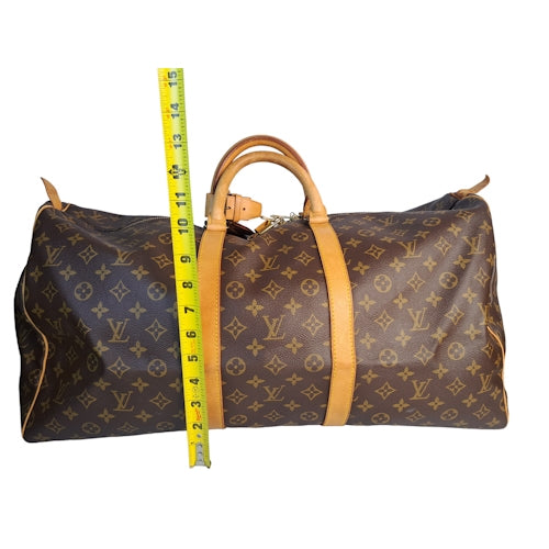 100% Authentic Louis Vuitton Monogram Keep all 50 Duffle Bag Pre Owned